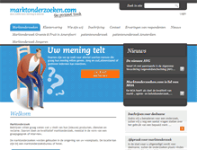 Tablet Screenshot of marktonderzoeken.com